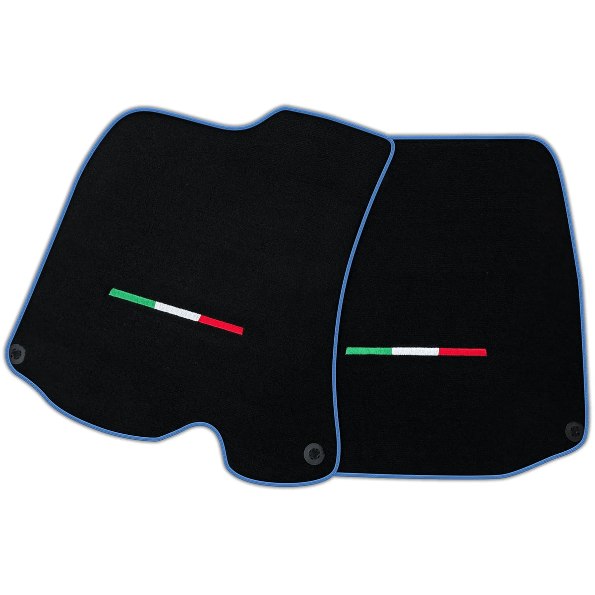 Black Floor Mats For Ferrari Portofino (2018-2023) Italian Edition
