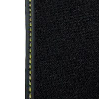 Black Floor Mats for Ferrari Portofino (2018-2023) with Leather