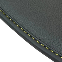 Black Floor Mats for Ferrari Portofino (2018-2023) with Leather - AutoWin