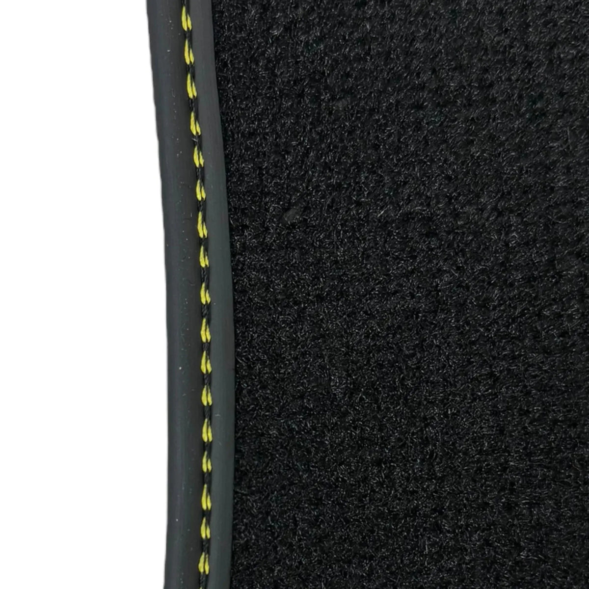 Black Floor Mats for Ferrari Portofino (2018-2023) with Leather - AutoWin