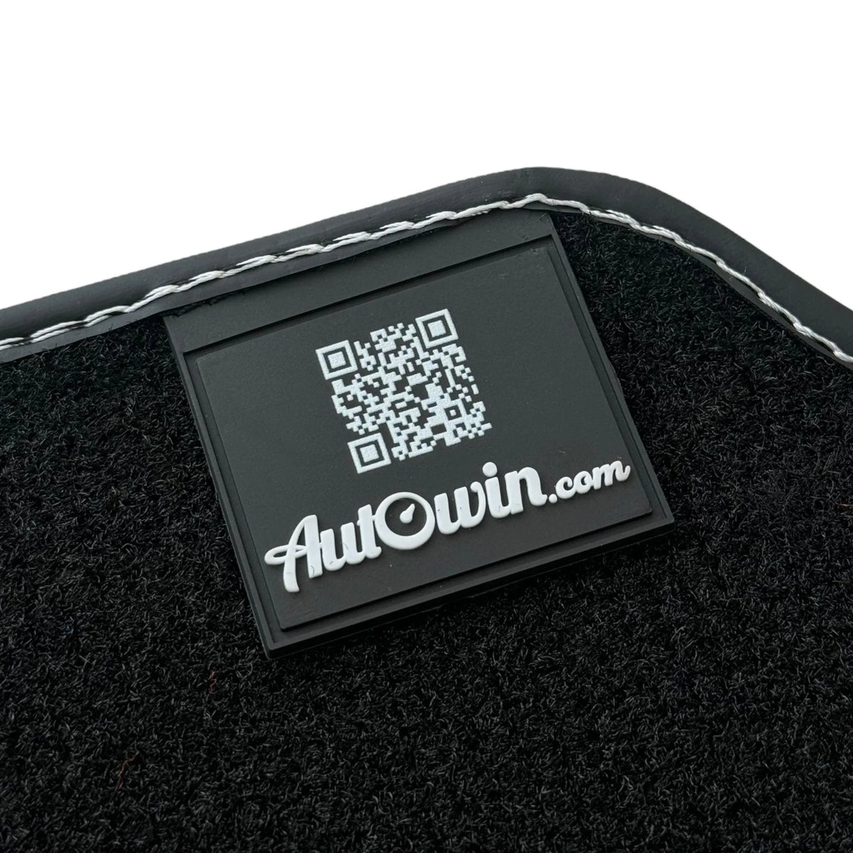 Black Floor Mats for Ferrari Portofino M (2018-2023) with Leather