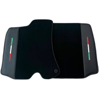 Black Floor Mats for Ferrari Portofino M (2018-2023) with Leather