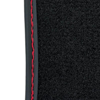 Black Floor Mats for Ferrari Purosangue with Leather - AutoWin