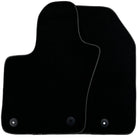Black Floor Mats for Fiat 500 (2008-2013) | Black Trim - AutoWin