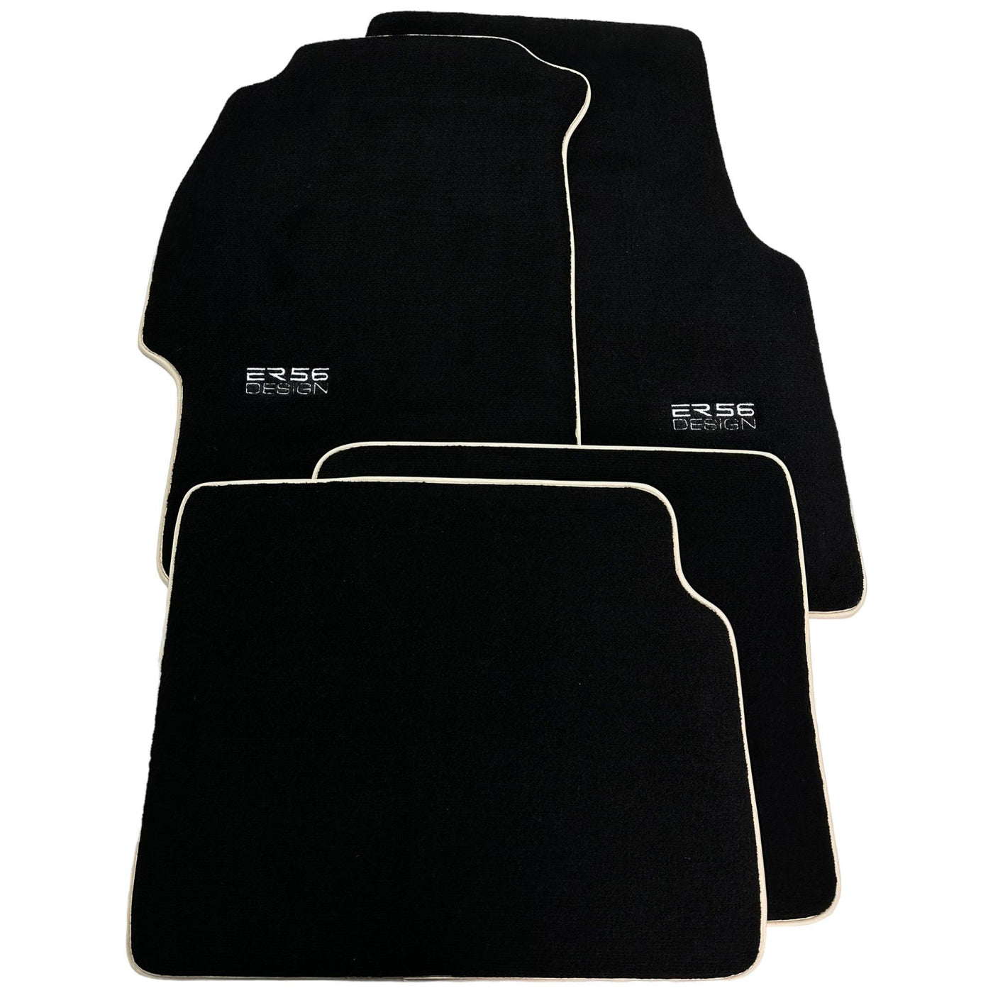 Black Floor Mats For Honda Civic VI (1995-2000) ER56 Design - AutoWin