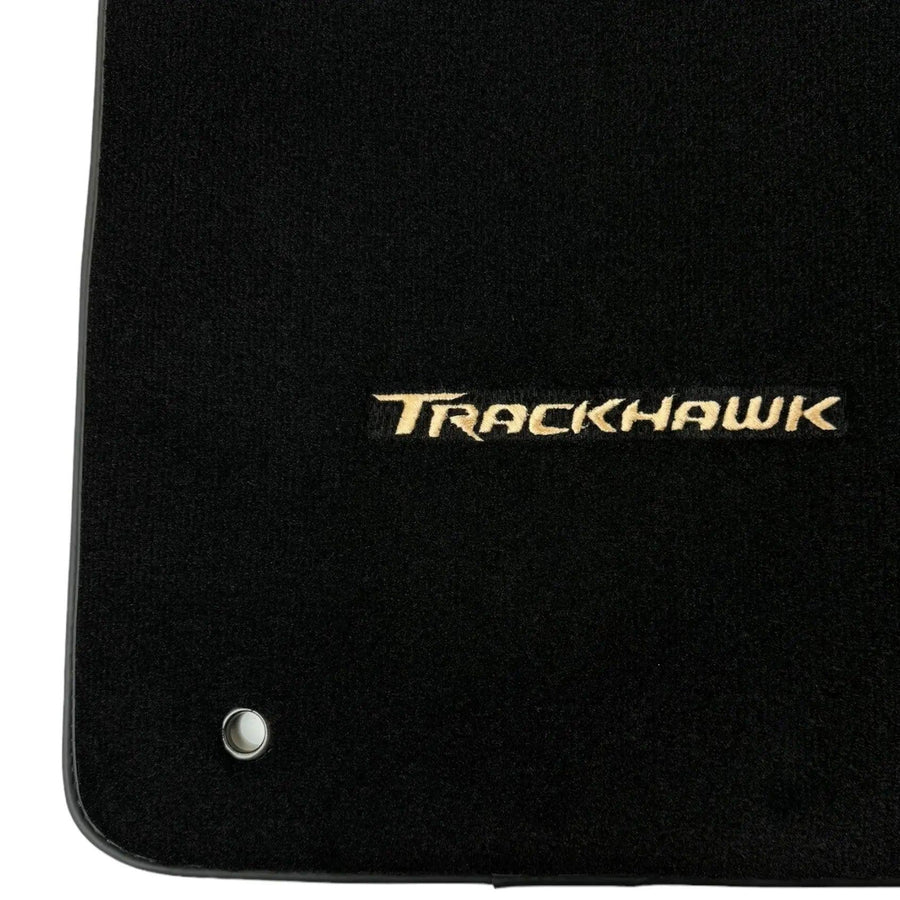 Black Floor Mats for Jeep Grand Cherokee Trackhawk (2018-2021) - AutoWin
