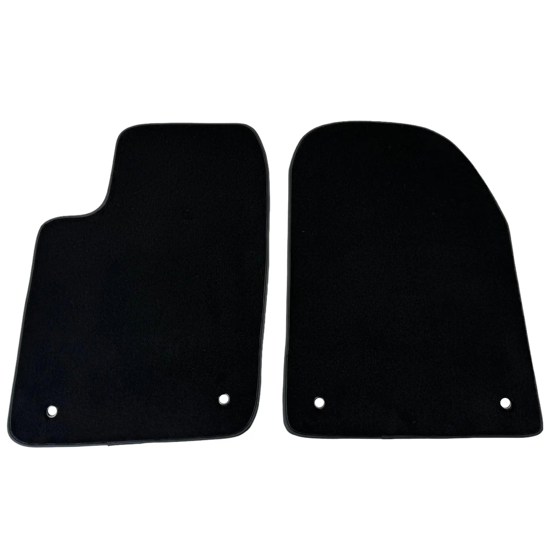 Black Floor Mats for Jeep Renegade (2014-2018) Distance Fixing Points Co-Driver 18 cm - AutoWin