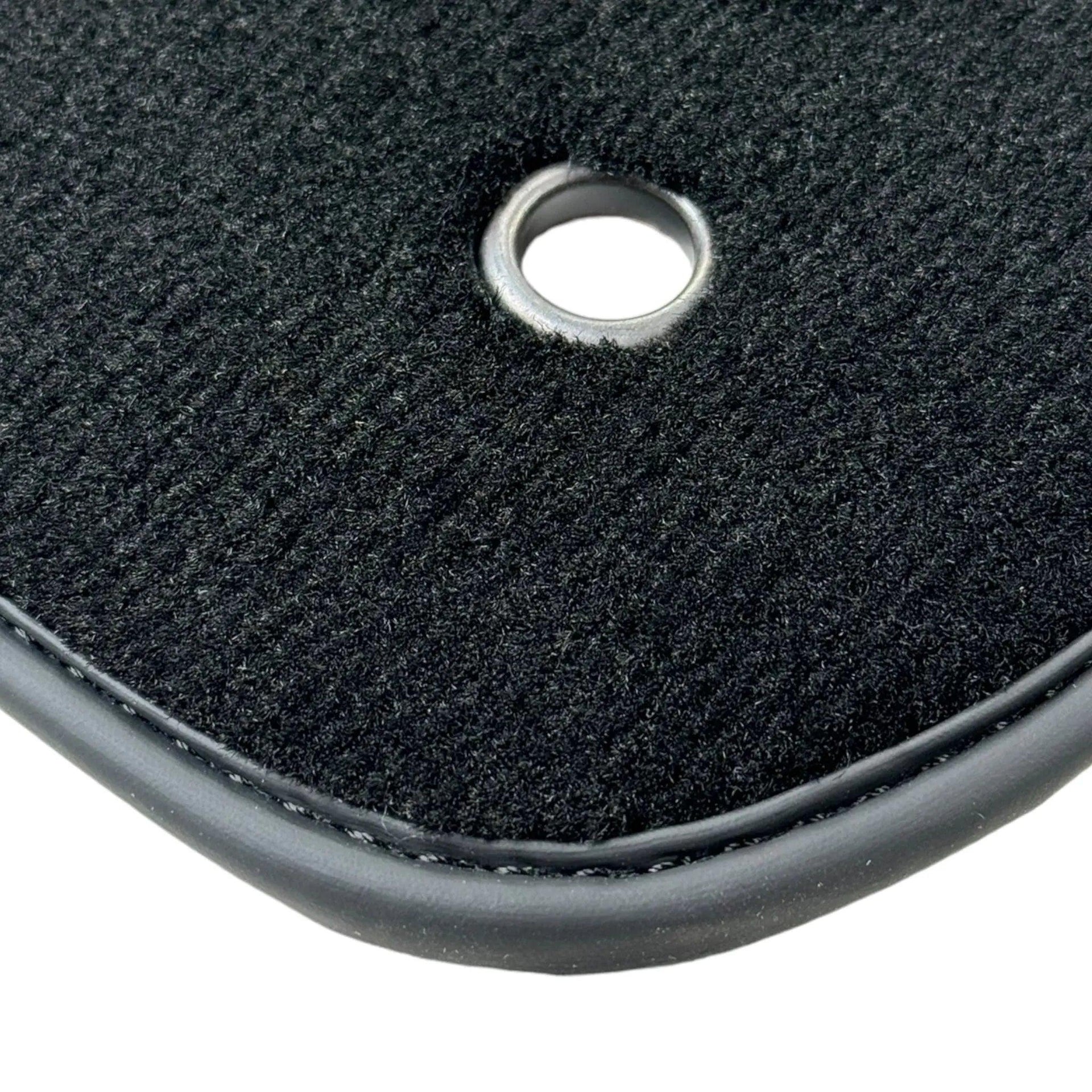 Black Floor Mats for Jeep Renegade Plug-in Hybrid (2020-2024) Co Drive with Fixing System - AutoWin