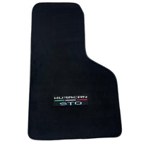 Black Floor Mats for Lamborghini Huracan STO - AutoWin