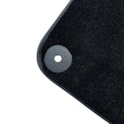 Black Floor Mats for Lamborghini Huracan With Red (Rosso Mysia) Leather - AutoWin