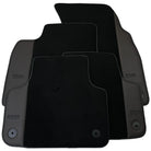 Black Floor Mats for Lamborghini Urus with Dark Brown Leather | ER56 Design - AutoWin