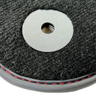 Black Floor Mats for Lamborghini Urus with Red Leather | ER56 Design - AutoWin