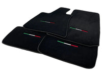 Black Floor Mats For Maserati Coupé (2001-2007) Italy Edition - AutoWin