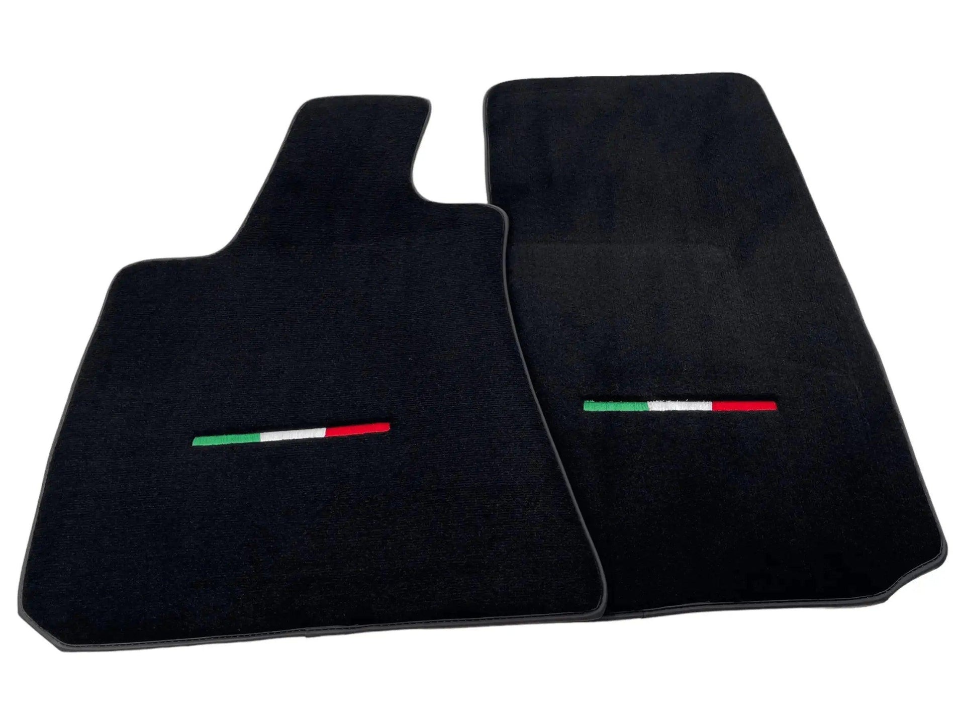 Black Floor Mats For Maserati Coupé (2001-2007) Italy Edition - AutoWin