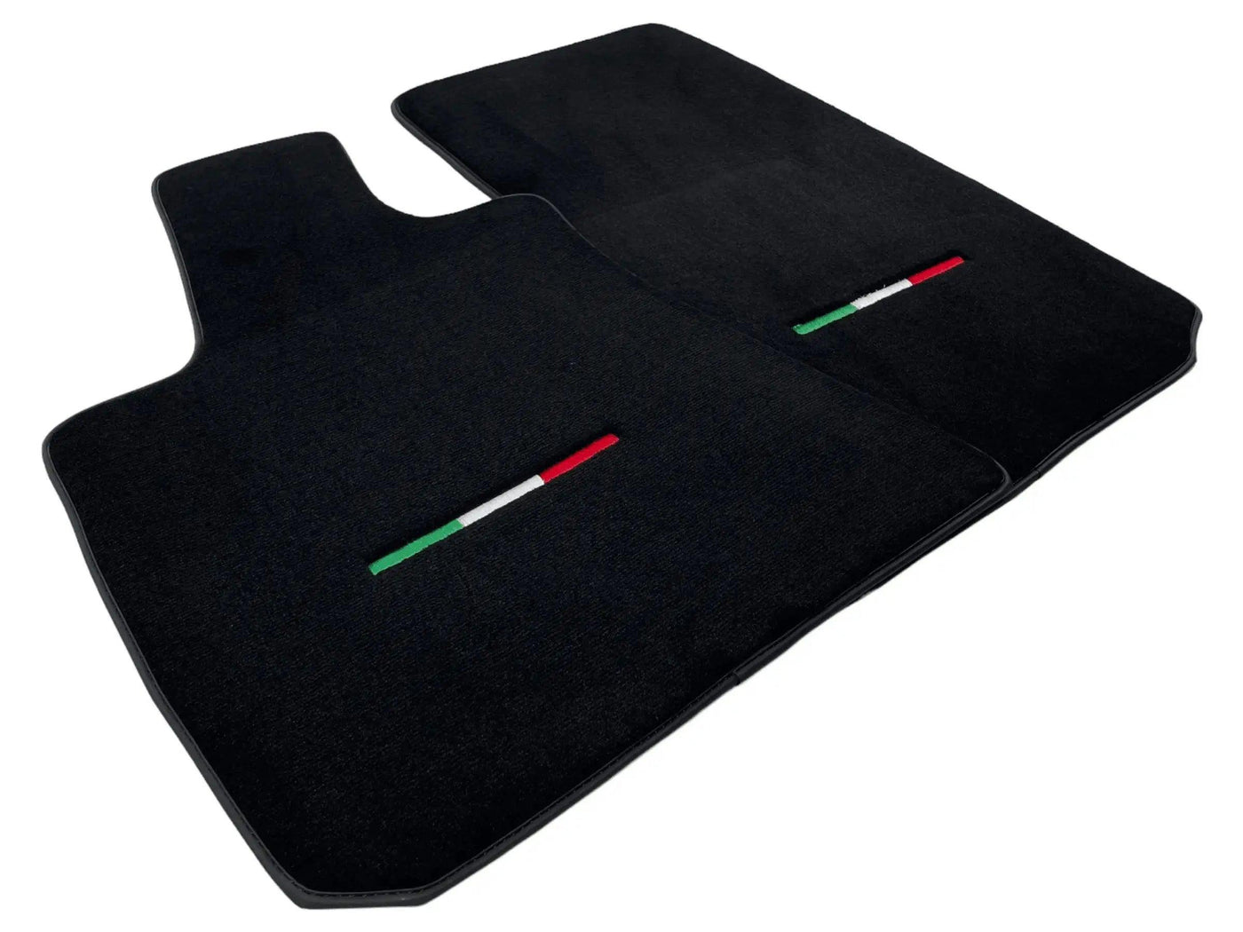Black Floor Mats For Maserati Coupé (2001-2007) Italy Edition - AutoWin