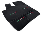 Black Floor Mats For Maserati Coupé (2001-2007) Italy Edition - AutoWin