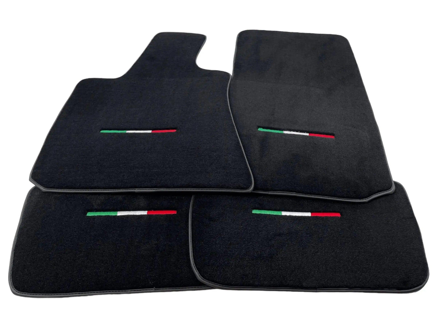 Black Floor Mats For Maserati Levante (2017-2023) Italy Edition - AutoWin