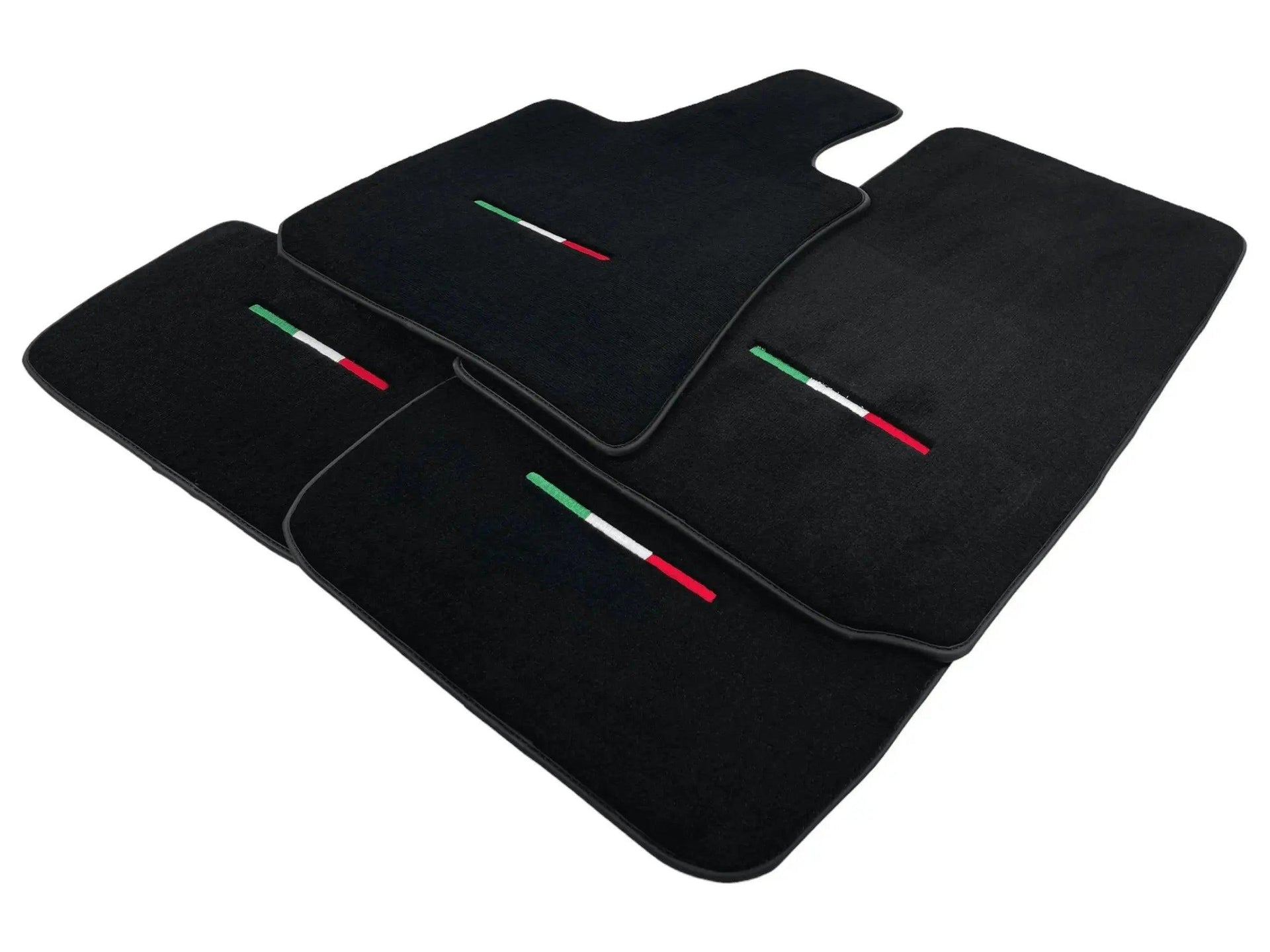 Black Floor Mats For Maserati Levante (2017-2023) Italy Edition - AutoWin