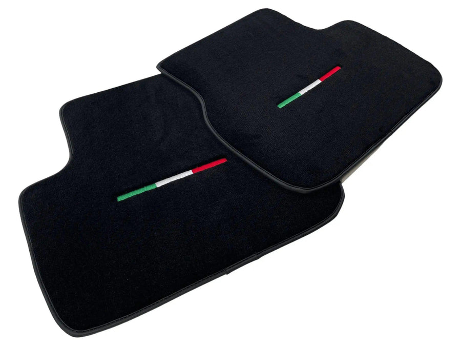 Black Floor Mats For Maserati Levante (2017-2023) Italy Edition - AutoWin