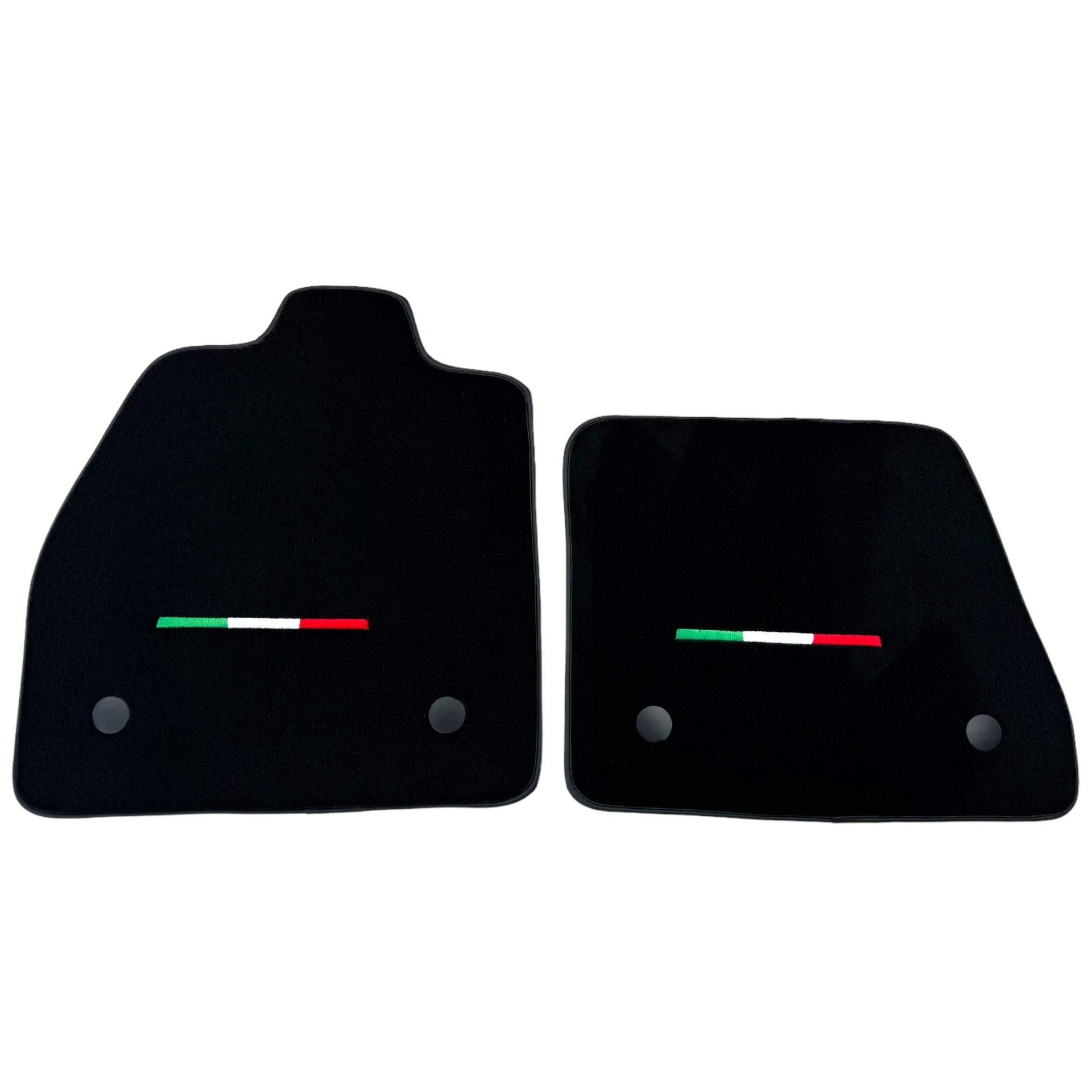 Black Floor Mats For Maserati MC20 (2020-2023) Italy Edition - AutoWin