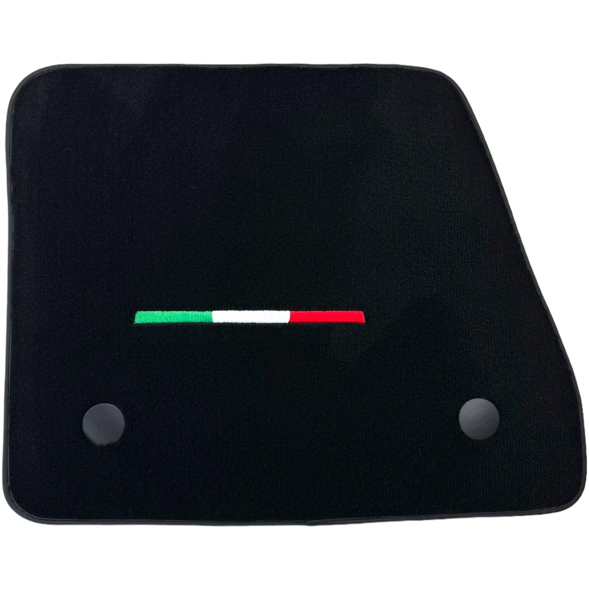 Black Floor Mats For Maserati MC20 (2020-2023) Italy Edition - AutoWin