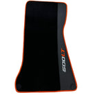 Black Floor Mats for McLaren 600 LT (2018-2020) With Alcantara Leather - AutoWin