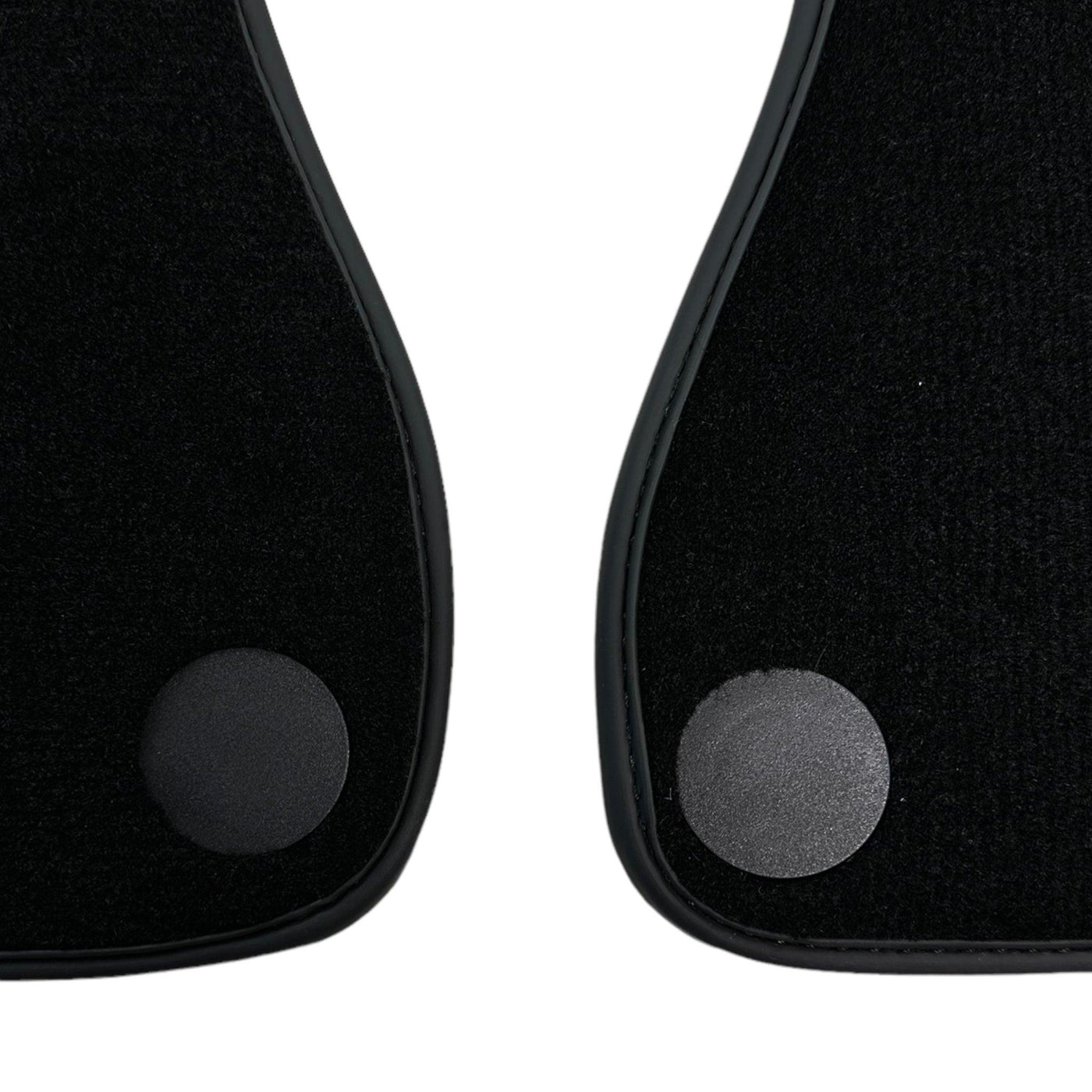 Black Floor Mats For McLaren 650S Black Tailored With Carbon Leather - AutoWin
