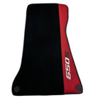Black Floor Mats For McLaren 650S Black Tailored With Red Leather - AutoWin