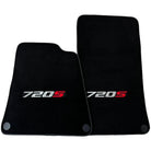 Black Floor Mats for McLaren 720S Tailored Carpets Set AutoWin - AutoWin