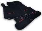 Black Floor Mats For Mercedes Benz C-Class A205 Convertible (2016-2018) | Limited Edition - AutoWin