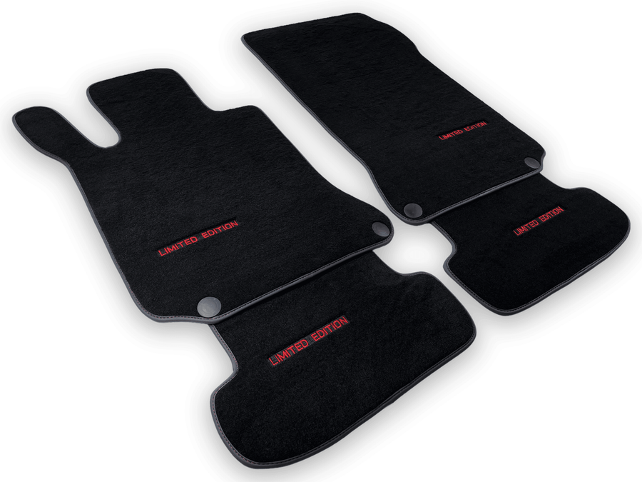 Black Floor Mats For Mercedes Benz C-Class S202 Estate (1996-2000) | Limited Edition - AutoWin
