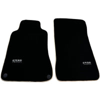 Black Floor Mats For Mercedes Benz C-Class W203 (2000-2007) ER56 Design - AutoWin
