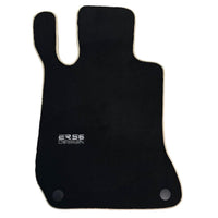 Black Floor Mats For Mercedes-Benz C-Class W204 (2007-2014) ER56 Design - AutoWin