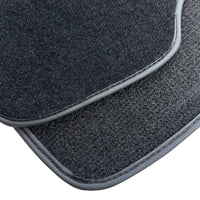 Black Floor Mats For Mercedes-Benz C Class W204 Coupe 2012-2015 ER56 Design - AutoWin