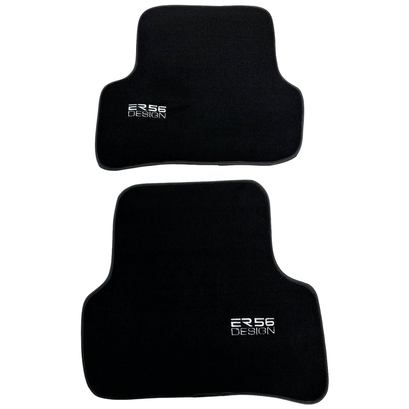 Black Floor Mats For Mercedes-Benz C Class W204 Coupe 2012-2015 ER56 Design - AutoWin