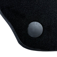 Black Floor Mats For Mercedes-Benz C Class W204 Coupe 2012-2015 ER56 Design - AutoWin