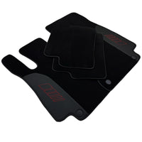 Black Floor Mats For Mercedes Benz GLS-Class X167 Maybach (2020-2023) | AutoWin Edition