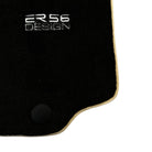 Black Floor Mats For Mercedes-Benz C Class W206 (2021-2023) ER56 Design - AutoWin