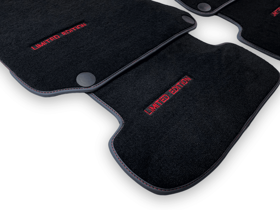 Black Floor Mats For Mercedes Benz CLA-Class X118 Shooting Brake (2020-2023) Hybrid| Limited Edition - AutoWin