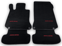 Black Floor Mats For Mercedes Benz CLK-Class C208 Coupe (1997-2002) | Limited Edition - AutoWin