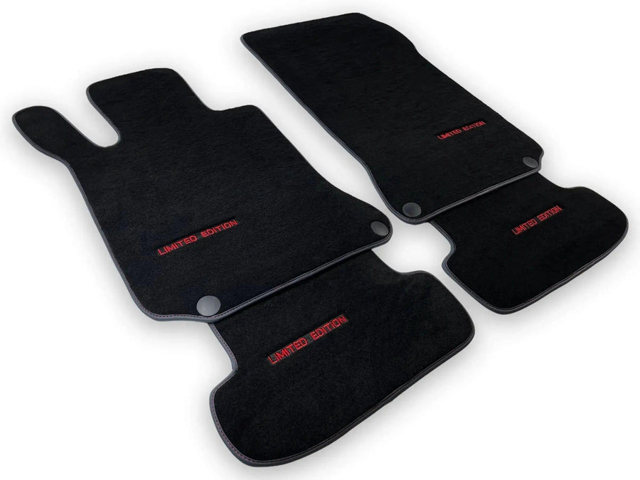 Black Floor Mats For Mercedes Benz E-Class S210 Estate 4Matic (1996-2003) | Limited Edition - AutoWin