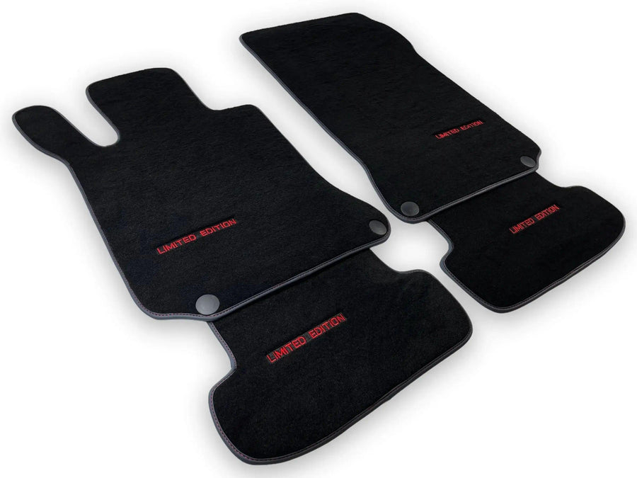 Black Floor Mats For Mercedes Benz E-Class S213 Estate (2020-2023) | Limited Edition - AutoWin