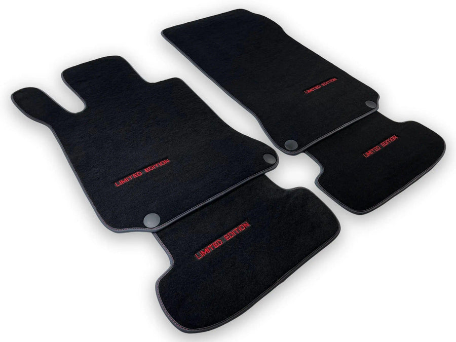 Black Floor Mats For Mercedes Benz E-Class S213 Estate (2020-2023) | Limited Edition - AutoWin