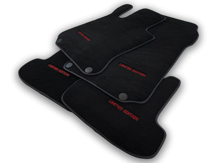 Black Floor Mats For Mercedes Benz E-Class W212 Sedan (2009-2013) | Limited Edition - AutoWin