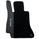 Black Floor Mats for Mercedes Benz E-Class W213 Sedan (2020-2023) Hybrid | "NO STEPS" Fluorescent Logo - AutoWin