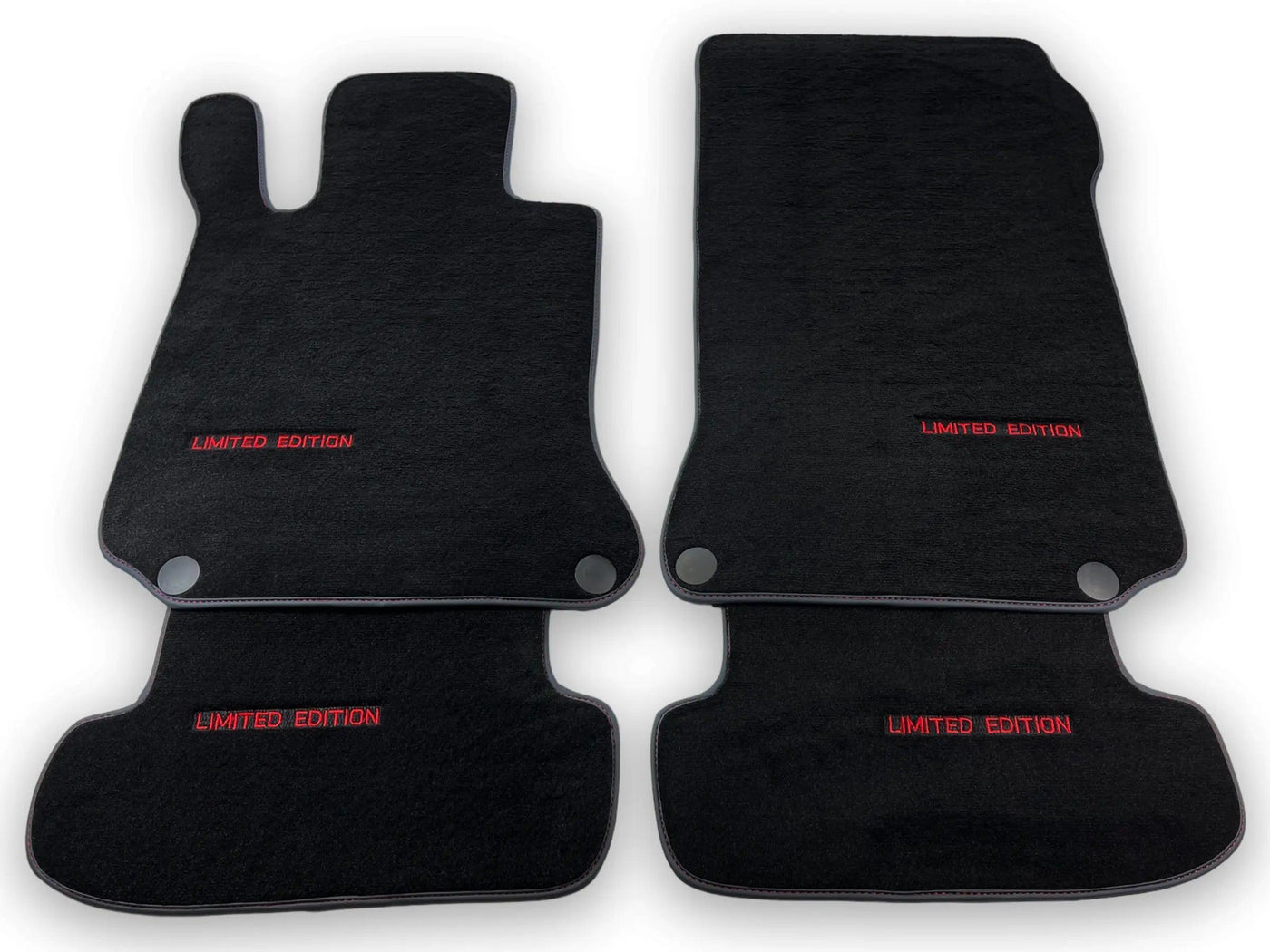 Black Floor Mats For Mercedes Benz E-Class W214 Sedan (2023-2024) Hybrid | Limited Edition - AutoWin