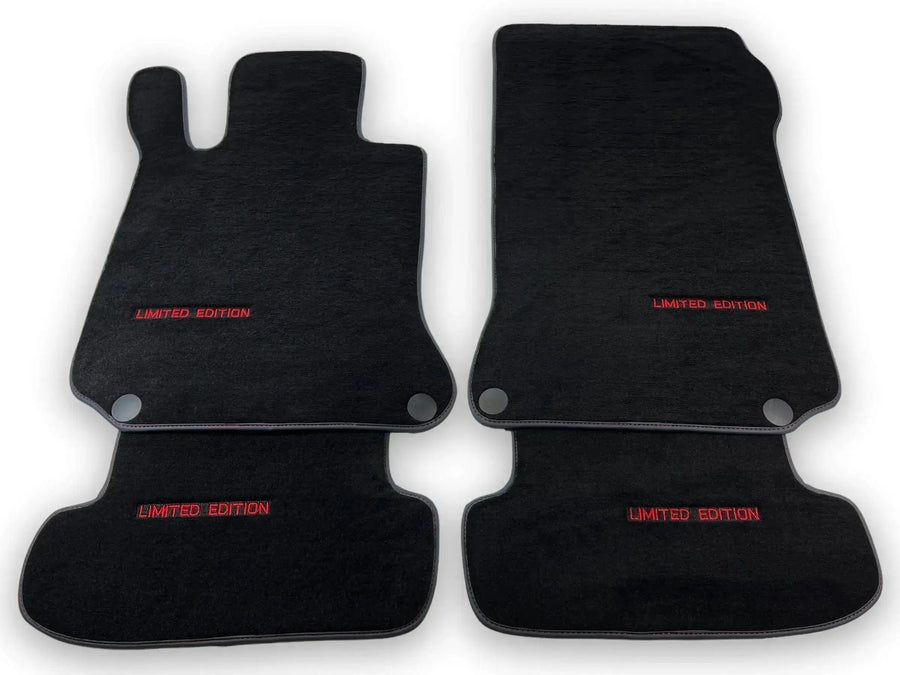 Black Floor Mats For Mercedes Benz EQC-Class N293 (2019-2023) | Limited Edition - AutoWin