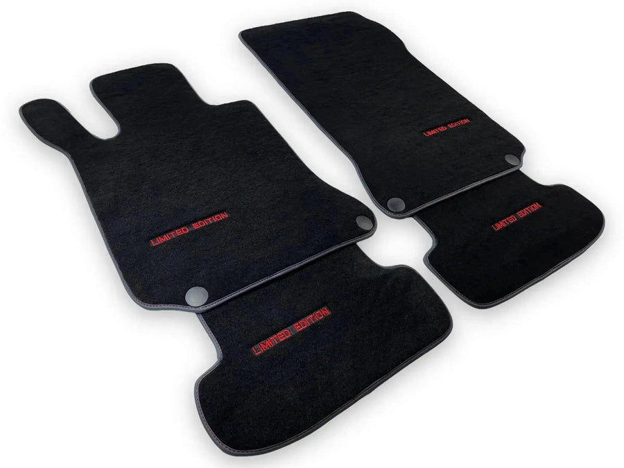Black Floor Mats For Mercedes Benz EQE-Class V295 (2022-2023) | Limited Edition - AutoWin