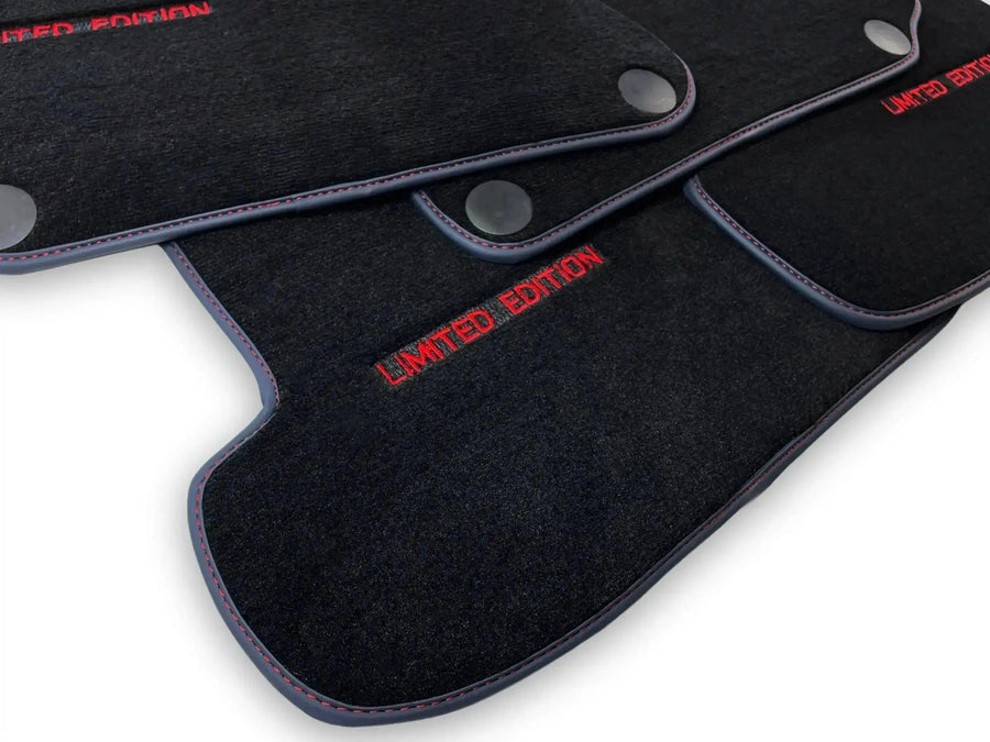 Black Floor Mats For Mercedes Benz GLA-Class H247 (2021-2023) Hybrid | Limited Edition - AutoWin