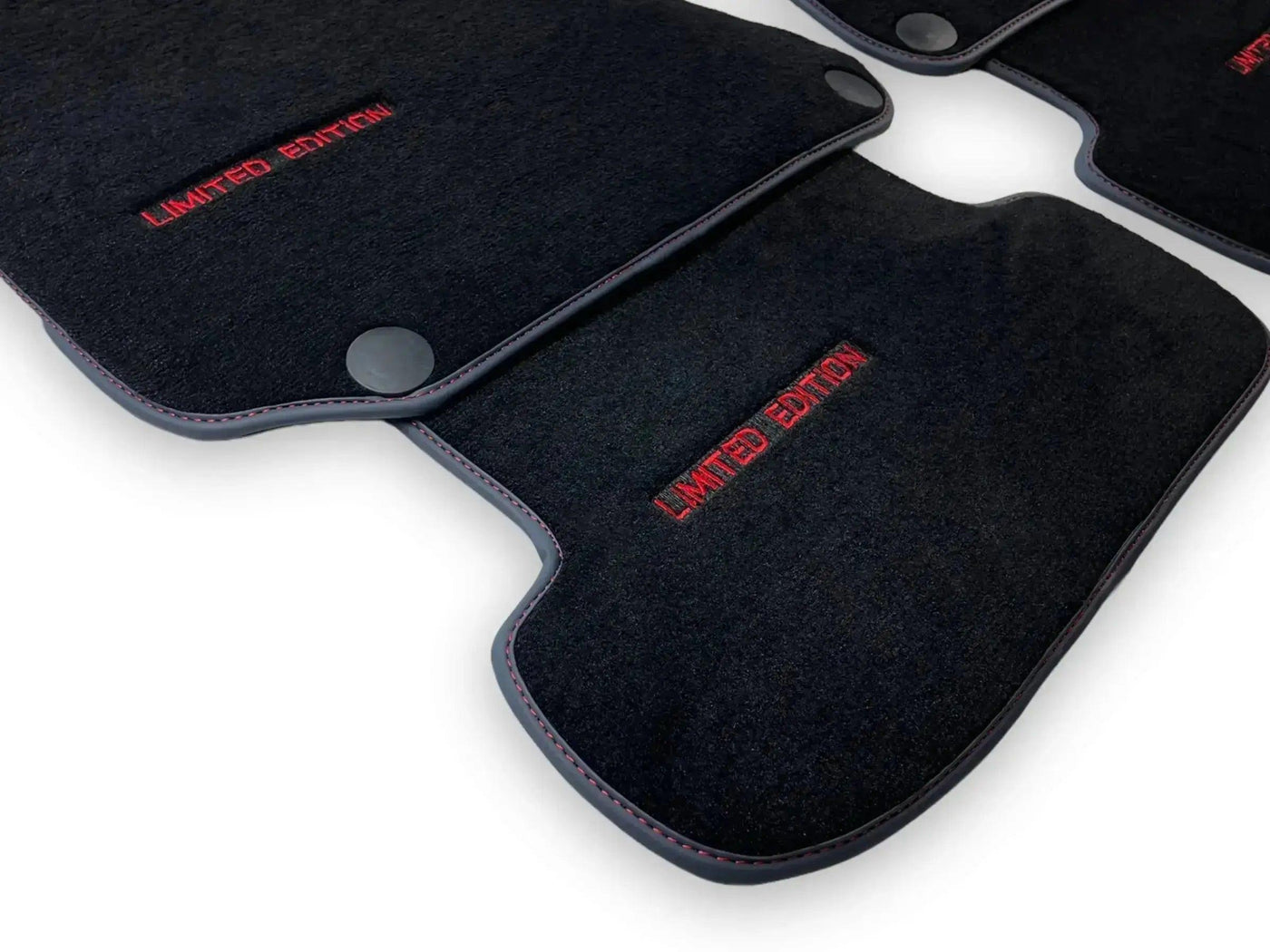 Black Floor Mats For Mercedes Benz GLA-Class X156 (2013-2017) | Limited Edition - AutoWin